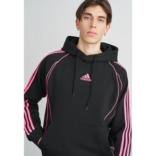 アディダスオリジナルス メンズ パーカー・スウェットシャツ アウター TEAMGEIST - Sweatshirt - black/lucid pink
