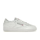 Reebok [{bN fB[X Xj[J[  Reebok Club C 85  TCY US W 7.5W White Grey (Women's)