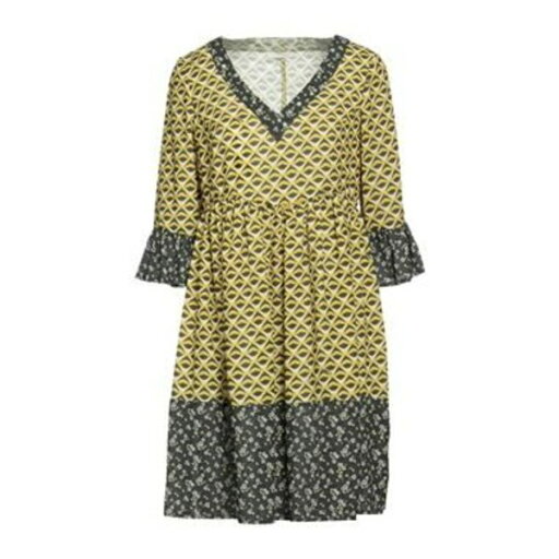 【送料無料】 フラコミーナ レディース ワンピース トップス Mini dresses Yellow 【送料無料】 フラコミーナ レディース ワンピース トップス Mini dresses Yellow