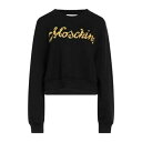 【送料無料】 モスキーノ レディース パーカー・スウェットシャツ アウター Sweatshirts Black