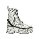 【送料無料】 ディースクエアード レディース ブーツ シューズ Ankle boots White
