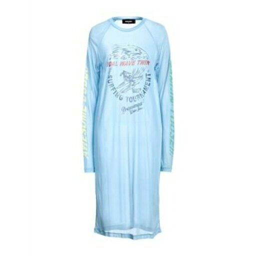 【送料無料】 ディースクエアード レディース ワンピース トップス Midi dresses Azure 【送料無料】 ディースクエアード レディース ワンピース トップス Midi dresses Azure