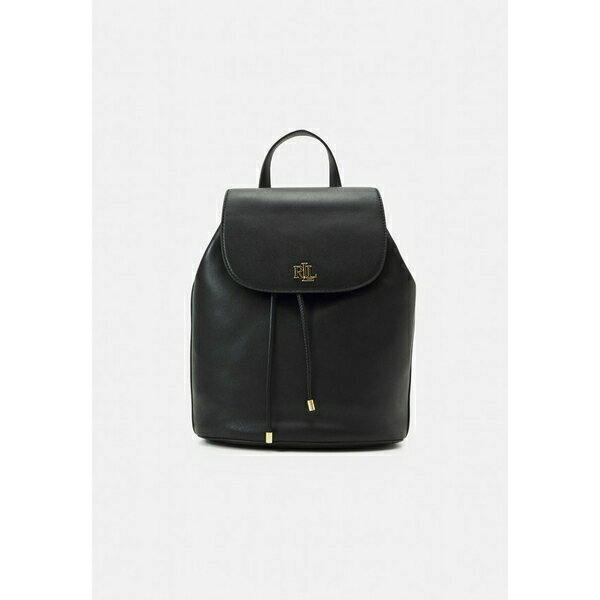 ラルフローレン レディース バックパック・リュックサック バッグ LEATHER MEDIUM WINNY BACKPACK - Rucksack - black