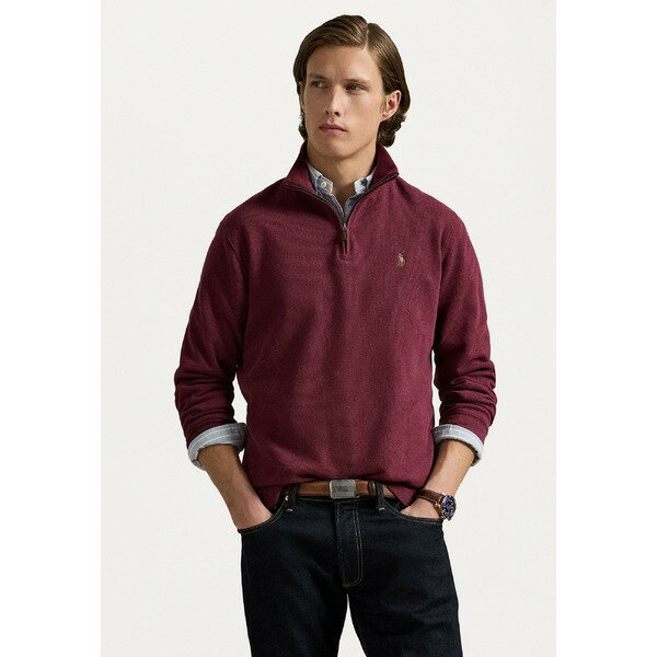 ラルフローレン メンズ ニット&セーター アウター ESTATE RIB QUARTER ZIP PULLOVER - Jumper - spring..