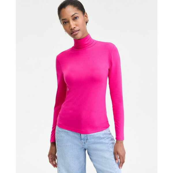 オン サーティフォース レディース カットソー トップス Women's Modal Long Sleeve Turtleneck, Creat..