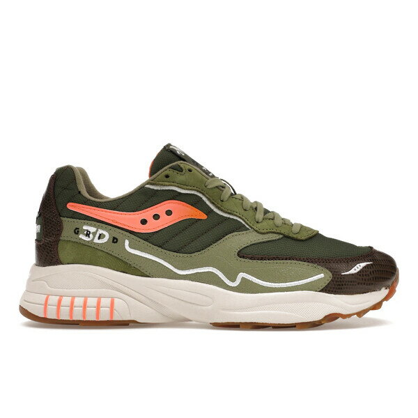 Saucony サッカニー メンズ スニーカー 【Saucony 3D Grid Hurricane】 サイズ US_7.5(25.5cm) Maybe Tomorrow Tortoise