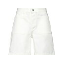 ジルサンダー レディース デニムパンツ ボトムス Denim shorts White