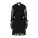 【送料無料】 ビーブルマリン レディース ワンピース トップス Mini dresses Black