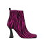 【送料無料】 ディバインフォリ レディース ブーツ シューズ Ankle boots Fuchsia