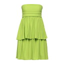 yz }[NGX fB[X s[X gbvX Mini dresses Acid green