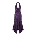 【送料無料】 マイケル コース レディース ワンピース トップス Midi dresses Deep purple