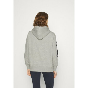 チャンピオン レディース カーディガン アウター HOODED FULL ZIP - Zip-up sweatshirt - grey melange