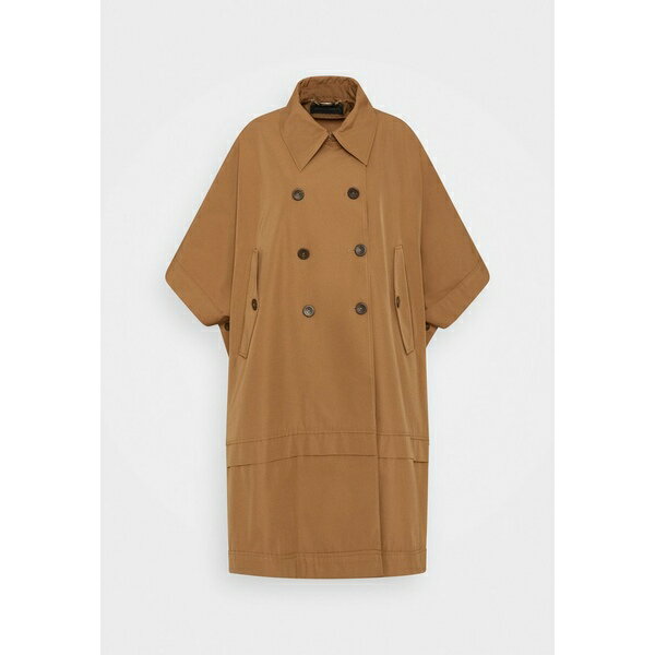 アルベルタ フェレッティ レディース コート アウター LONG JACKET - Cape - brown