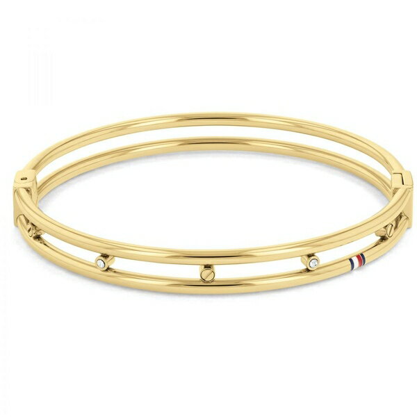 【送料無料】 トミー ヒルフィガー レディース ブレスレット バングル アンクレット アクセサリー Ladies Tommy Hilfiger Jewellery Hardware Bangle Gold