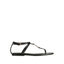 TRUSSARDI トラサルディ サンダル シューズ レディース Toe strap sandals Black