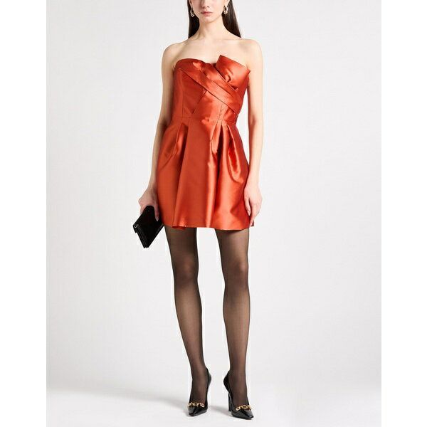 【送料無料】 アルベルタ フェレッティ レディース ワンピース トップス Mini dresses Orange