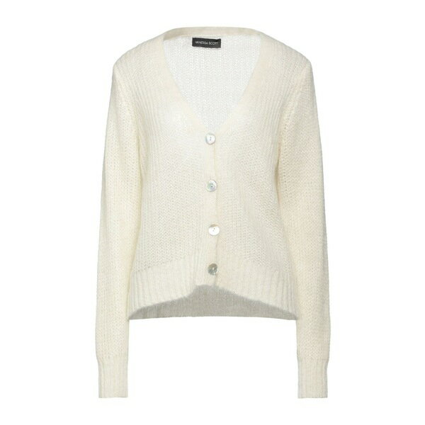 【送料無料】 ヴァネッサ スコット レディース カーディガン アウター Cardigans White(4)