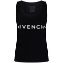 ジバンシー レディース カットソー トップス Givenchy Archetype Tank Top In Black Cotton Black