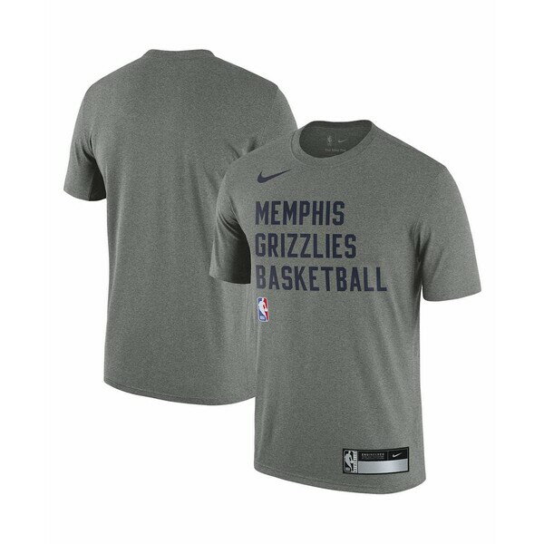 ナイキ レディース Tシャツ トップス Men's Heather Gray Memphis Grizzlies 2023/24 Sideline Legend Performance Practice T-shirt Heather Gray