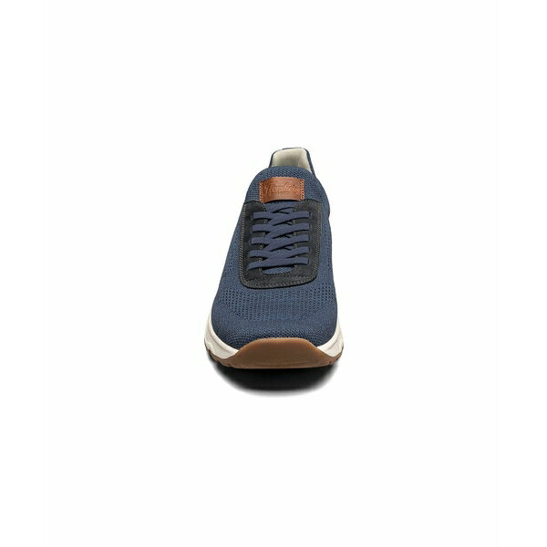 フローシャイム メンズ スニーカー シューズ Men's Satellite Knit Elastic Lace Slip On Sneaker Navy