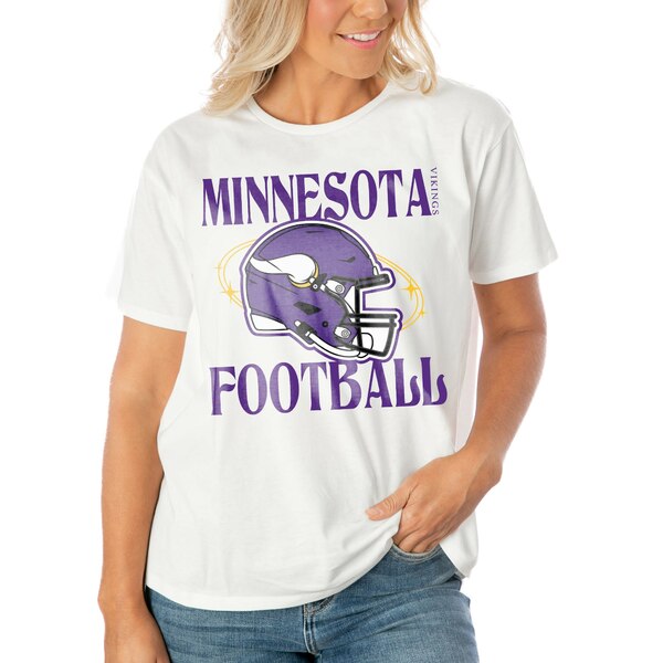 ゲームデイ レディース Tシャツ トップス Minnesota Vikings Gameday Couture Women s Victorious Vixen TShirt White