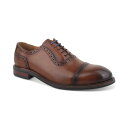 バースリー メンズ ドレスシューズ シューズ Men's Ashfordd Cap Toe Brogue Leather Dress Shoe, Created...