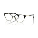 ラルフローレン レディース サングラス&アイウェア アクセサリー Women's Cat Eye Eyeglasses, RA6055 54 Semi Shin...