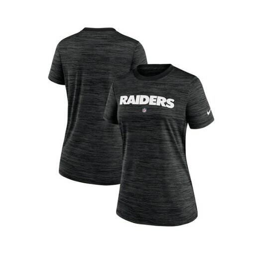 ナイキ レディース Tシャツ トップス Women's Black Las Vegas Raiders Sideline Velocity Performance T-shirt Black ナイキ レディース Tシャツ トップス Women's Black Las Vegas Raiders Sideline Velocity Performance T-shirt Black