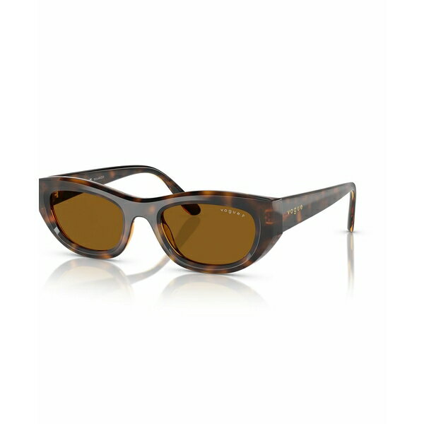 ヴォーグアイウェア レディース サングラス&アイウェア アクセサリー Women's Polarized Sunglasses VO5616S Total Dark Havana