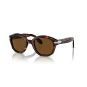 ペルソル レディース サングラス&アイウェア アクセサリー Women's Polarized Sunglasses, Po0060S Havana