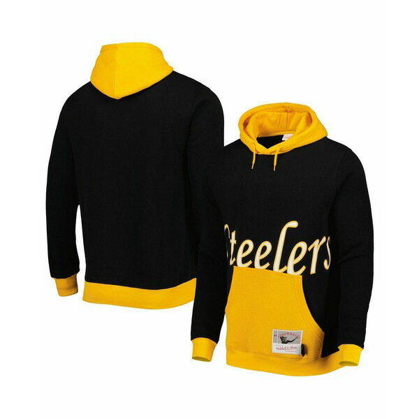 ߥå&ͥ  ѡåȥ  Men's Black Pittsburgh Steelers Big Fa...
