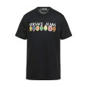 【送料無料】 ベルサーチ メンズ Tシャツ トップス T-shirts Black