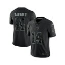 ナイキ メンズ シャツ トップス Men's Sam Darnold Black Carolina Panthers RFLCTV Limited Jersey Black