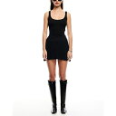ライオネス レディース ワンピース トップス Women's Field of Dreams Scoop-Neck Mini Dress Onyx