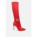 ロンンドンラグ レディース ブーツ シューズ Lovestruck High Calf Boots Red