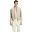ヒューゴボス メンズ ジャケット&ブルゾン アウター BECKHAM x BOSS Men's Suede Bomber Jacket Open Beige