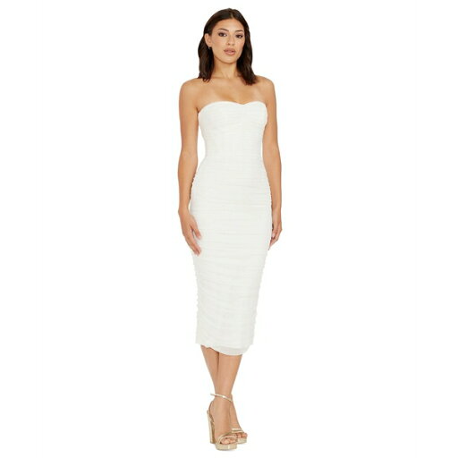 ドレスザポプレーション レディース ワンピース トップス Women's Heather Strapless Bodycon Dress White ドレスザポプレーション レディース ワンピース トップス Women's Heather Strapless Bodycon Dress White
