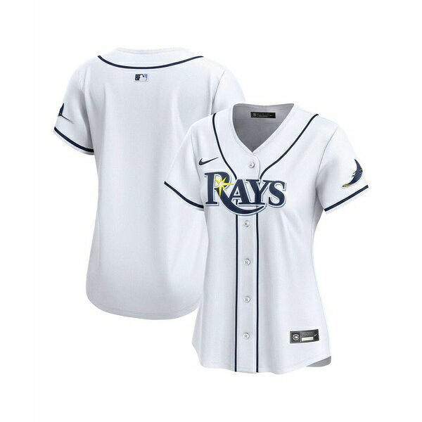 ナイキ レディース カットソー トップス Women's White Tampa Bay Rays Home Limited Jersey White