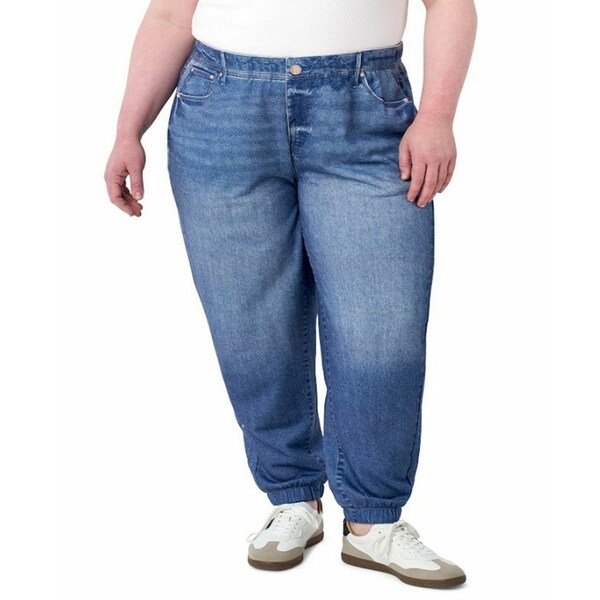 asty㤨֥֥7 ǥ ǥ˥ѥ ܥȥॹ Plus Size Denim Illusion Pull On Jogger Jeans SaltaireפβǤʤ26,480ߤˤʤޤ