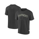 ファナティクス メンズ シャツ トップス Men's Charcoal Carolina Panthers Elements Weathered Tonal Future Ground T-Shirt Charcoal