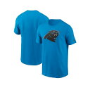 ナイキ メンズ シャツ トップス Men's Blue Carolina Panthers Primary Logo T-Shirt Blue