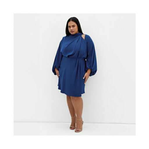 シティーシック レディース ワンピース トップス Plus Size Jaylee Mini Dress Deep ocean シティーシック レディース ワンピース トップス Plus Size Jaylee Mini Dress Deep ocean