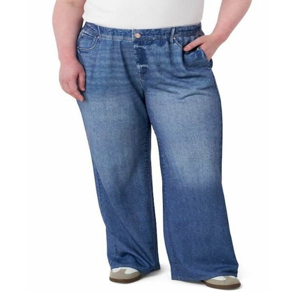 asty㤨֥֥7 ǥ ǥ˥ѥ ܥȥॹ Plus Size Denim Illusion Wide Leg Jeans SaltaireפβǤʤ29,480ߤˤʤޤ