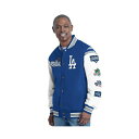 カールバンクス メンズ ジャケット&ブルゾン アウター Men's Royal Los Angeles Dodgers Recruit Commemorative Full-Snap Varsity Jacket Royal