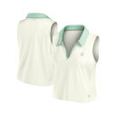 ファナティクス レディース カットソー トップス Women's Cream New York Yankees Studio Wellness V-Neck Tank Top Cream(4)