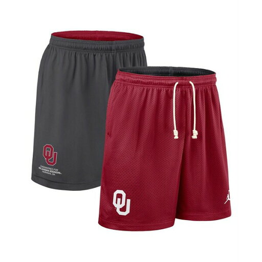 ジョーダン メンズ カジュアルパンツ ボトムス Men's Crimson/Charcoal Oklahoma Sooners 2025 Sideline Reversible Performance Shorts Crimson, Charcoal ジョーダン メンズ カジュアルパンツ ボトムス Men's Crimson/Charcoal Oklahoma Sooners 2025 Sideline Reversible Performance Shorts Crimson, Charcoal