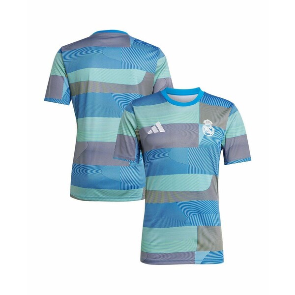 ■トップスサイズ 単位(cm) USサイズ｜胸囲(cm) XS(32-34in)｜84 S(34-36in)｜88 M(36-38in)｜94 L(38-40in)｜100 XL(42-44in)｜106 ■ブランド adidas (アディダス)■商品名 Men's Blue Real Madrid 2025/26 AEROREADY Pre-Match Jersey■こちらの商品は米国・ヨーロッパからお取り寄せ商品となりますので、 お届けまで10日〜2週間前後お時間頂いております。 ■各ブランド・商品・デザインによって大きな差異がある場合がございます。 ■あくまで平均的なサイズ表ですので、「参考」としてご利用ください。 ■店内全品【送料無料】です！（※沖縄・離島は別途送料3,300円がかかります）