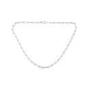 ブリング メンズ ネックレス・チョーカー アクセサリー Solid Strong Gold Plated Sterling Silver Rounded Link 3.5MM Chain Necklace 20 Inch Grey(4)