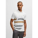 ボス メンズ バスケットボール スポーツ PADDY TAPE - Polo shirt - white