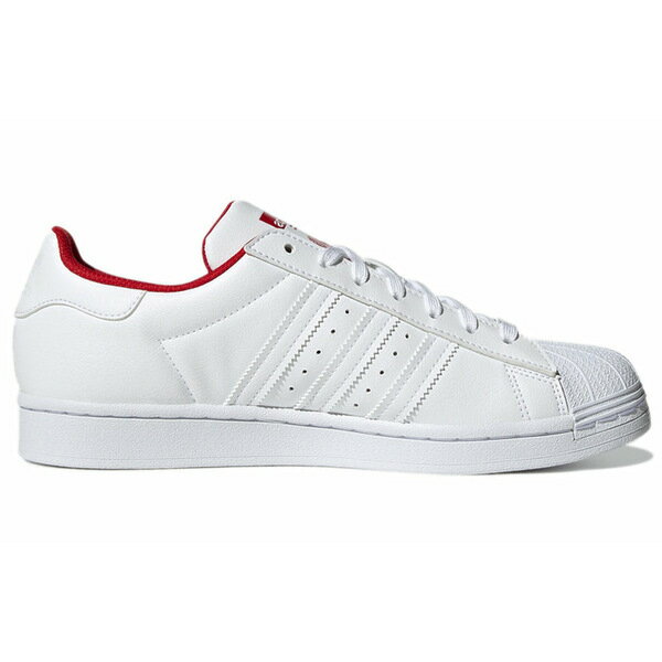 adidas アディダス メンズ スニーカー White/Red 【adidas Superstar 'Valentine's Day White' GW4416】 サイズ US_6(24.0cm)